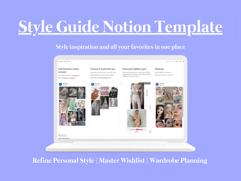 Style Guide Notion Template